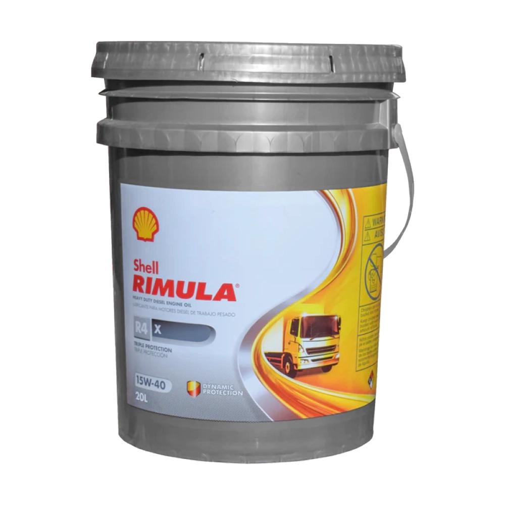 Aceite Rimula R4 X Balde 15W-40 - Shell