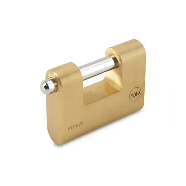 Candado Rectangular Yale 11470 de Bronce