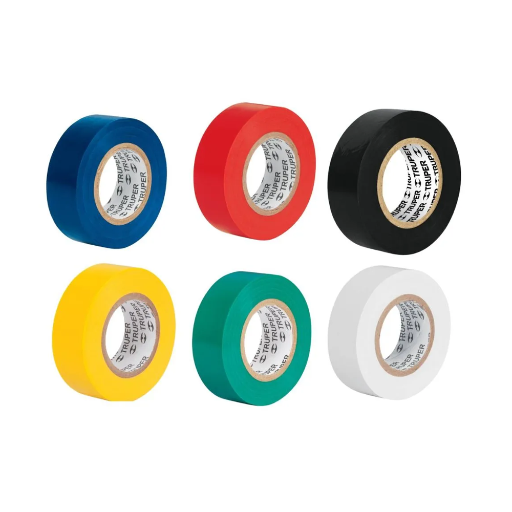 Cintas Aislantes de Colores Truper 500V