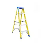 Escalera Fibra Simple Acceso 5 Pasos 113kg