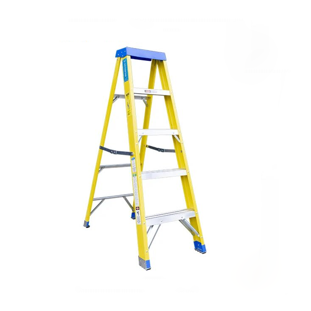 Escalera Fibra Simple Acceso 5 Pasos 113kg