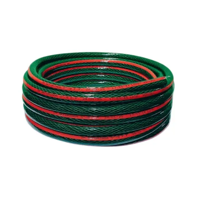 Manguera Reforzada Verde 1/2 pulg x 10m