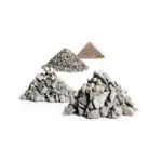 Montones de Grava y Arena Selccionados