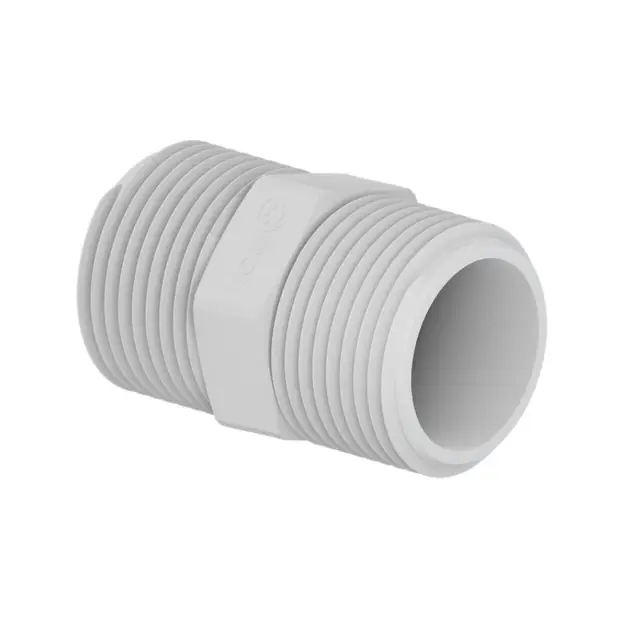 Niple con Rosca PVC para Agua Potable
