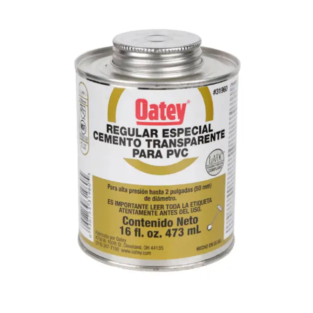 Pegamento Regular Dorado Oatey para PVC