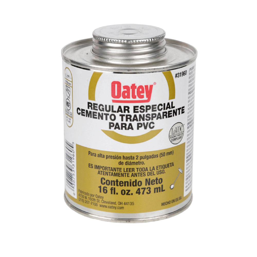Pegamento Regular Dorado Oatey para PVC