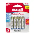 Pilas Pack x 4 AAA Maxell