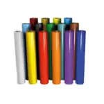 Plástico de Colores Rollo Tubular