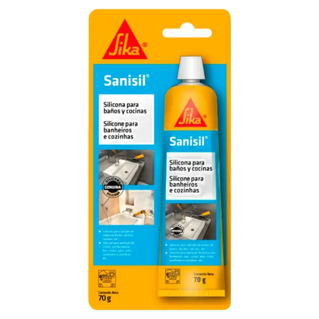 Silicona Antihongos Sika Sanisil Blanco