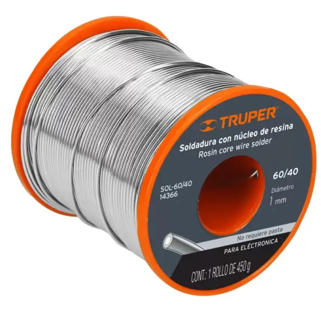 Soldadura Núcleo Resina Truper 60/40