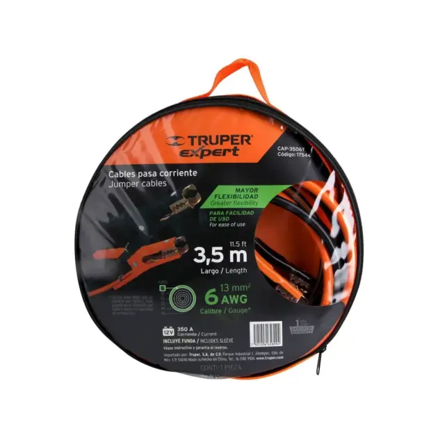 Cables Pasa Corriente 8 AWG 3m - Truper