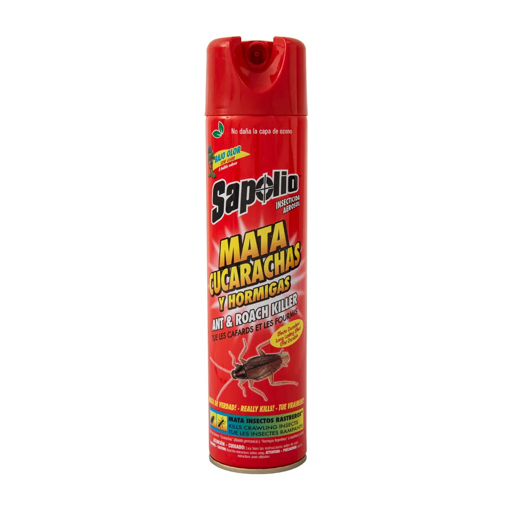 Insecticida Spray Mata Cucarachas Sapolio 360ml