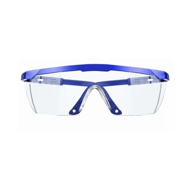 Lentes de Seguridad Transparentes Patilla Azul